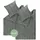 Esprit Renforcé Bettwäsche HARPLINES - 2er Set 135x200 cm, Anthrazit