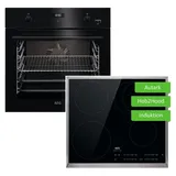 AEG Backofen SteamBake mit Induktionskochfeld PowerBooster autark 60 cm