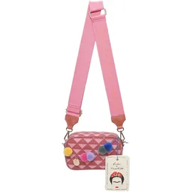 Fritzi aus Preußen Easy Go Umhängetasche Canvas Lila/Rosa