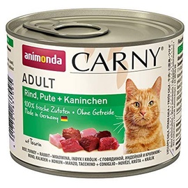 Animonda Carny Adult Rind, Pute & Kaninchen 6 x 200 g
