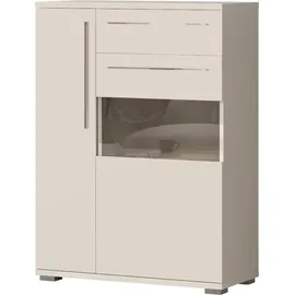 OTTO home Piano Vitrine 90 x 123 x 40,2 cm Beige hochglanz