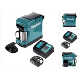 Makita DCM 501 RT Kaffeemaschine Akku betrieben, tragbar + 1x 5,0 Ah Akku & Ladegerät,