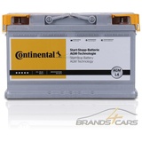 CONTINENTAL AUTOBATTERIE 12V STARTERBATTERIE 80Ah 800A AGM L4 MIT START STOP