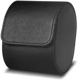 KnR Harmony Tragbare Uhrenbox mit einem Steckplatz 1pcs Uhrenbox Watch Organizer Lederuhrenhalter für Weihnachten Jubiläum Geburtstag