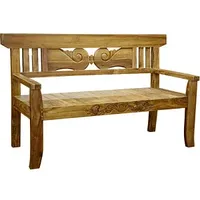 Garden Pleasure Gartenbank PADAR 940230 natur Holz 150,0 cm