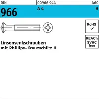 Industrial Quality Supplies DIN 966/ISO 7047 Form C LinsenSenkkopfschraube