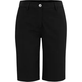 Aniston CASUAL Bermudas ANISTON CASUAL, Damen, Gr. 34, N-Gr, schwarz, Web, Obermaterial: 97% Baumwolle, 3% Elasthan, unifarben, Basic, figurbetont kniefrei, Hosen Bermudas, im klassischen Stil