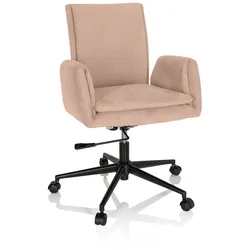 hjh OFFICE Home Office Bürostuhl FLOW PRO Stoff mit Armlehnen