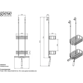 Giese Bodyguard Duschkorb, 30428-02