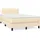 vidaXL Boxspringbett 120 x 200 cm Creme