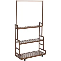 MCW Bambus Pflanzenregal 175 x 93 x 38 cm Braun