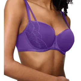 Triumph Balconette-BH "Palina Moonlight Kiss", Damen, Gr. 75, Cup C, lila (lila haze), Spitze, Obermaterial: 62% Polyester, 25% Polyamid, 13% Elasthan, BHs Balconette-BH, Triumph x Palina Rojinski, gefütterte Spacer-Cups, Spitze, Glitzergarn