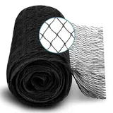 Xcelenze - 4x10m Teichnetz Vogelschutznetz feinmaschig (18x18mm) schwarz