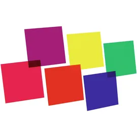 Eurolite Farbfolienset 24x24cm sechs Farben