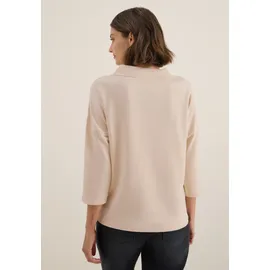 Cecil CECIL, 3/4-Arm-Shirt mit Knopfdetail, beige