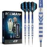 Red Dragon Darts RED DRAGON Gerwyn Price Iceman Originals 24 Gramm Original - Tungsten Dartpfeile Set with Flights and Stems