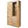 MASSIVMOEBEL24.DE Vitrine KENT 113 x 40 x 205 cm Beige