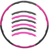 Matchu Sports - Hula Hoop Reifen Gymnastikreifen 1,2 kg - Lila/Grau violett 100 cm