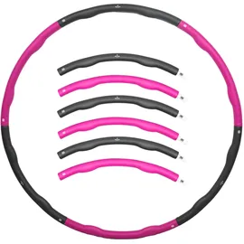 Matchu Sports - Hula Hoop Reifen Gymnastikreifen 1,2 kg - Lila/Grau violett 100 cm
