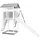 Axi Spielturm Beach Tower mit Doppelschaukel 349 x 357 x 242 cm Grau/Weiß