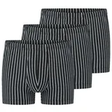 SCHIESSER Retro Boxershorts gestreift schwarz XXL 3er Pack