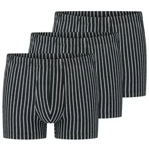 SCHIESSER Retro Boxershorts gestreift schwarz XXL 3er Pack