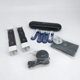 Oral-B iO Series 8 Black Onyx + 2. Handstück Violet Ametrine + Aufsteckbürsten 4 St. + Reiseetui