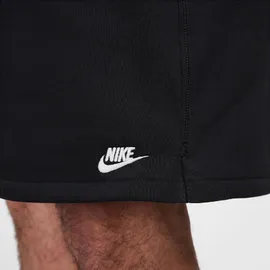 Nike Club French Terry Shorts Herren 010 - black/black/white XXL
