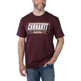 CARHARTT Heavyweight Graphic T-Shirt, rot, Größe M
