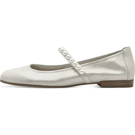 TAMARIS Ballerina Damen Elegant metallic,EU 38 - 38 EU