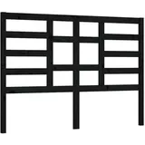vidaXL Bett-Kopfteil Schwarz 166x4x104 cm Massivholz Kiefer