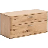 Linea Natura NILO 90 x 44 x 38 cm braun mit 2 Schubladen