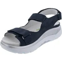 Mephisto Sano Norine Sandale, Bucksoft (Nubukleder), Jeans Blue, Wech... 42