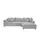 bobb Ecksofa Jonna ¦ grau ¦ Maße (cm): B: 317 H: 93 T: 226.0