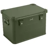 AluBox Alukiste 78 l Olivgrün 62x41,5x41 cm