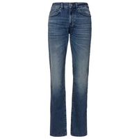 Boss Regular Fit Jeans mit Label-Applikation Modell 'Re.Maine', Bleu, 36/32