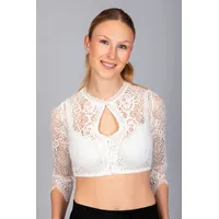 Edelnice Dirndlbluse Weiß 46