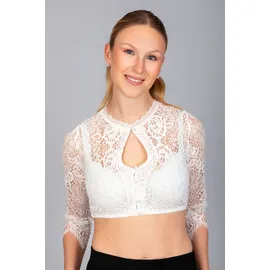 Edelnice Dirndlbluse Weiß 46