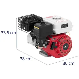 MSW 4-Takt-Motor 9 PS rot