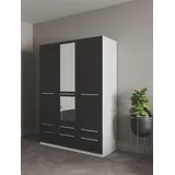 Priess Kleiderschrank »Schrank Garderobe Wäscheschrank Barcelona in 5 Breiten«, viel Stauraum, geräumige Schubkästen, mit Spiegel, MADE IN GERMANY