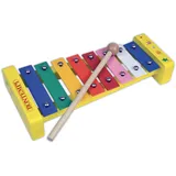BONTEMPI | RainbowChimes: Xylophon mit 8 farbigen metallischen Noten für funkelnde Melodien, 240x110x45 mm