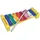 BONTEMPI | RainbowChimes: Xylophon mit 8 farbigen metallischen Noten für funkelnde Melodien, 240x110x45 mm