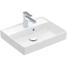 Villeroy & Boch V&B Waschtisch Collaro 50x40cm, m ÜL, Unters. geschliffen, weiß