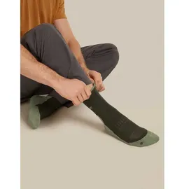 Icebreaker Merino Hike+ Light Crew Wandersocken 1 Dark Loden/Lichen 39-41