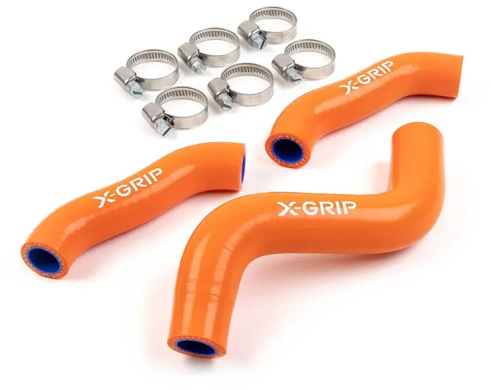 X-GRIP Silikon-Kühlerschlauch - orange