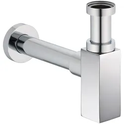 Kronenbach Design-Siphon eckig 41.321.100.0000, Montagezubehör, chrom