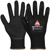 hase Schnittschutzhandschuhe Genua Grip Black Größe 9, Dyneema
