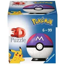 RAVENSBURGER 11564 3D PuzzleBall 54 Teile Pokémon Meisterball