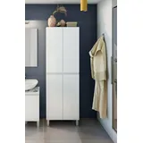 Dmora Säulenschrank Sarasota 60 x 35 x 182 cm Weiß