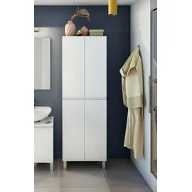 Dmora Säulenschrank Sarasota 60 x 35 x 182 cm Weiß